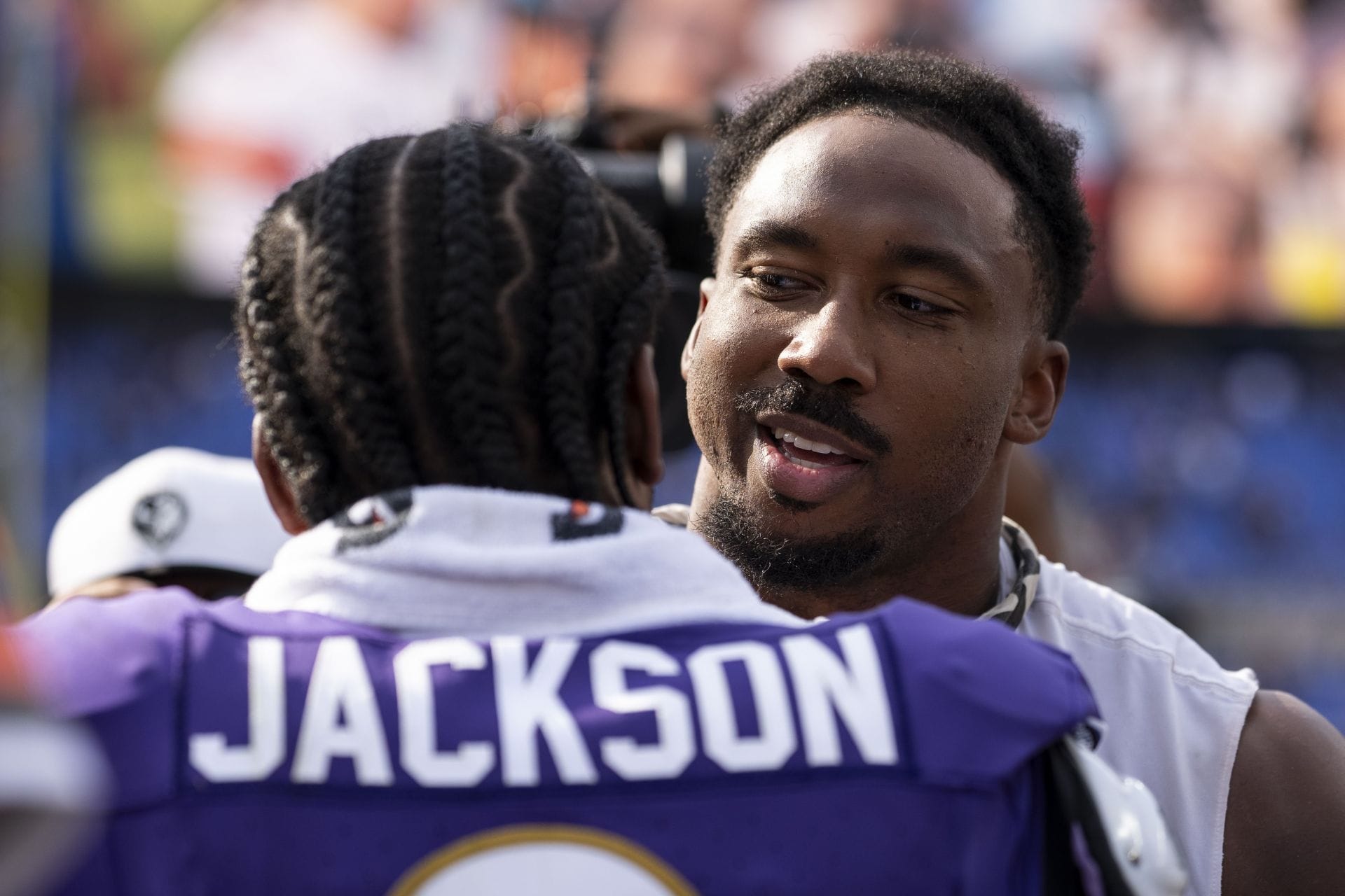 "Chasing Lamar Jackson's a*s around": Myles Garrett reveals favorite QB he sacked after historic 2025 NFL record