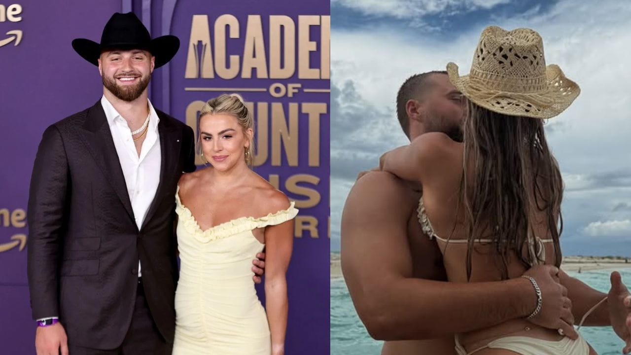 “Can’t believe I get to marry this woman”: Haley Cavinder strutting in red bikini triggers Jake Ferguson's mushy reaction
