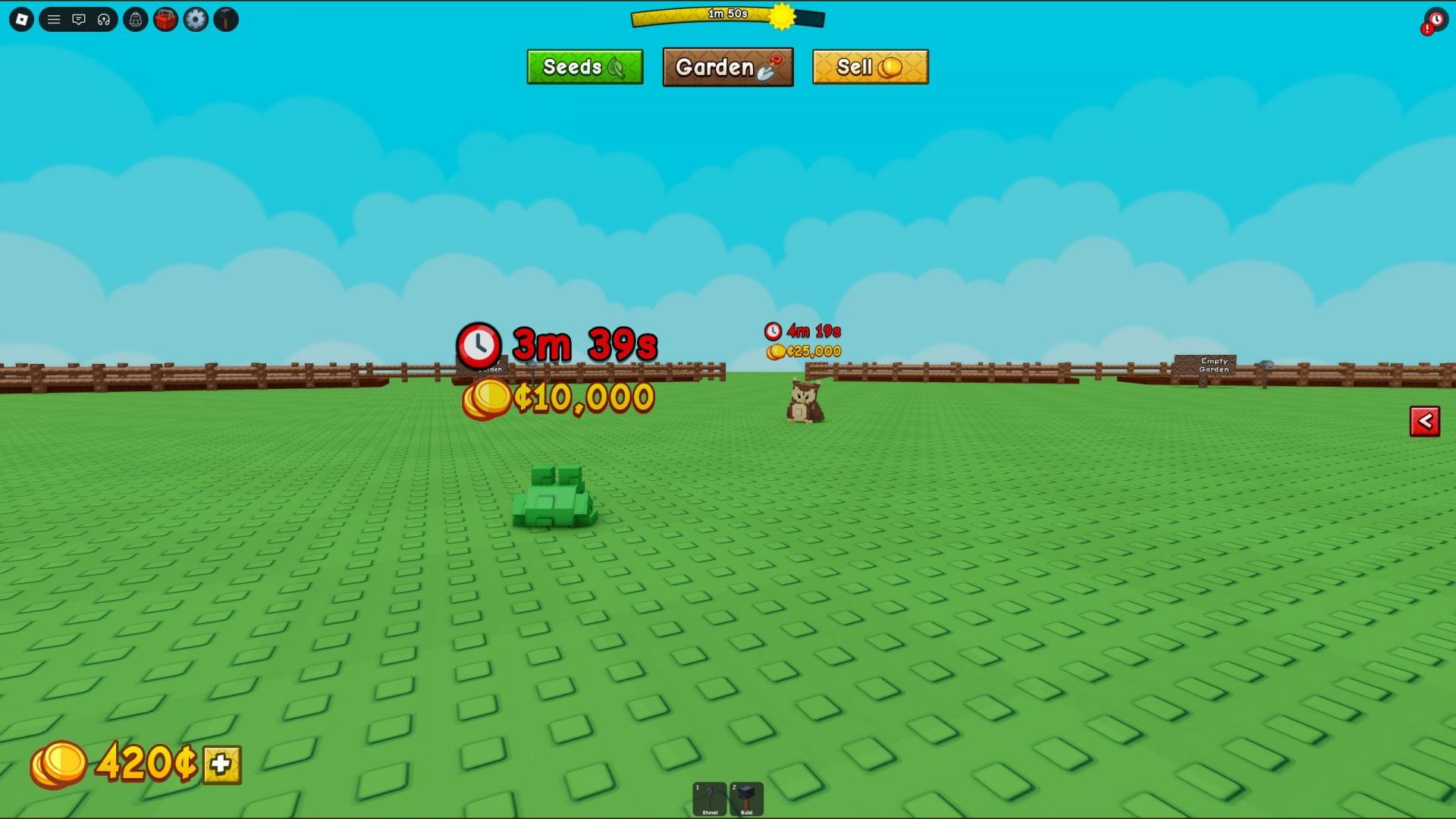 A tartaruga pode aparecer no mapa como um animal de estimação comprável (imagem via Roblox)