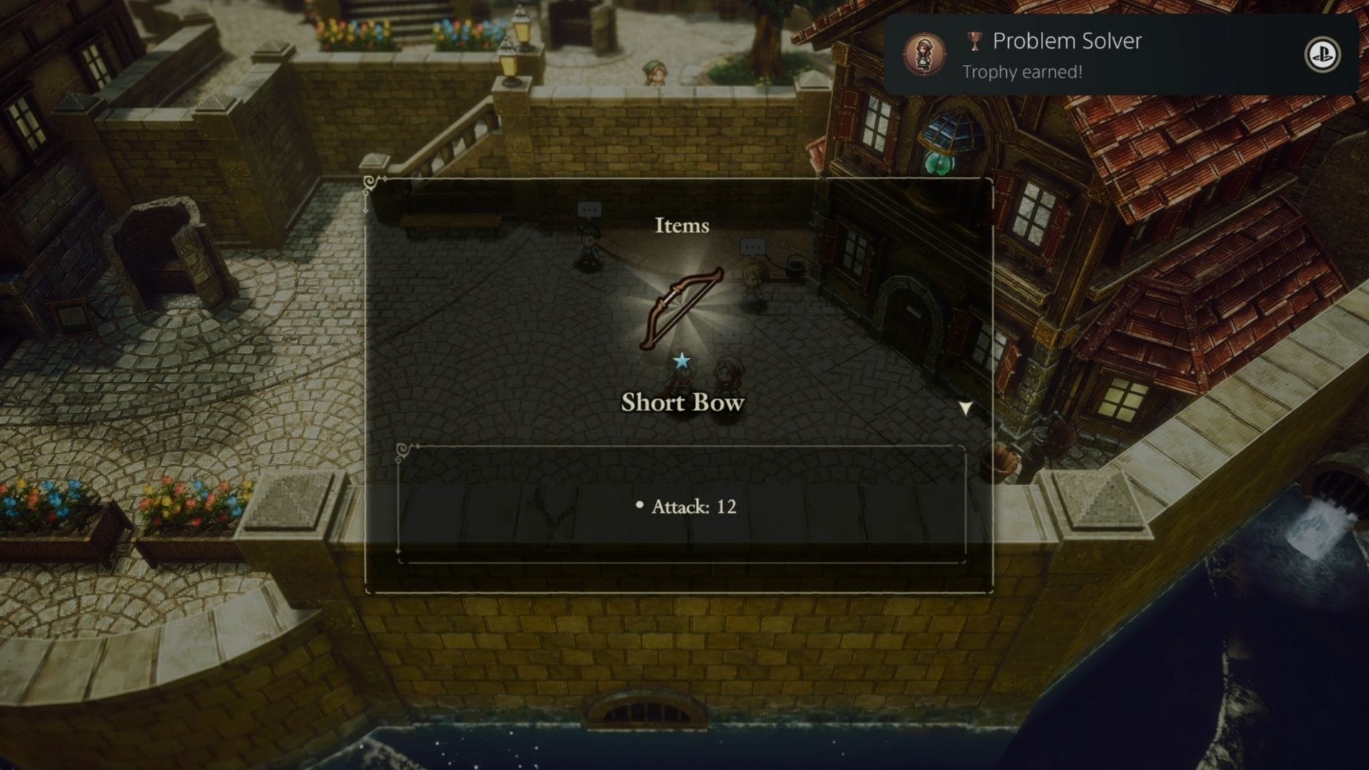 Você não pode perder o arco, felizmente. (Imagem via Square Enix || Sportskeeda)