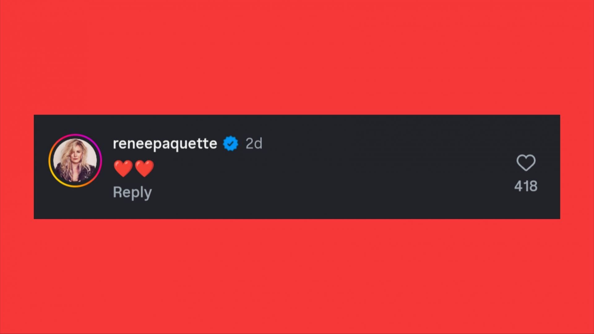 Comentário de Renée [Image via Instagram/@jonathanfatu]