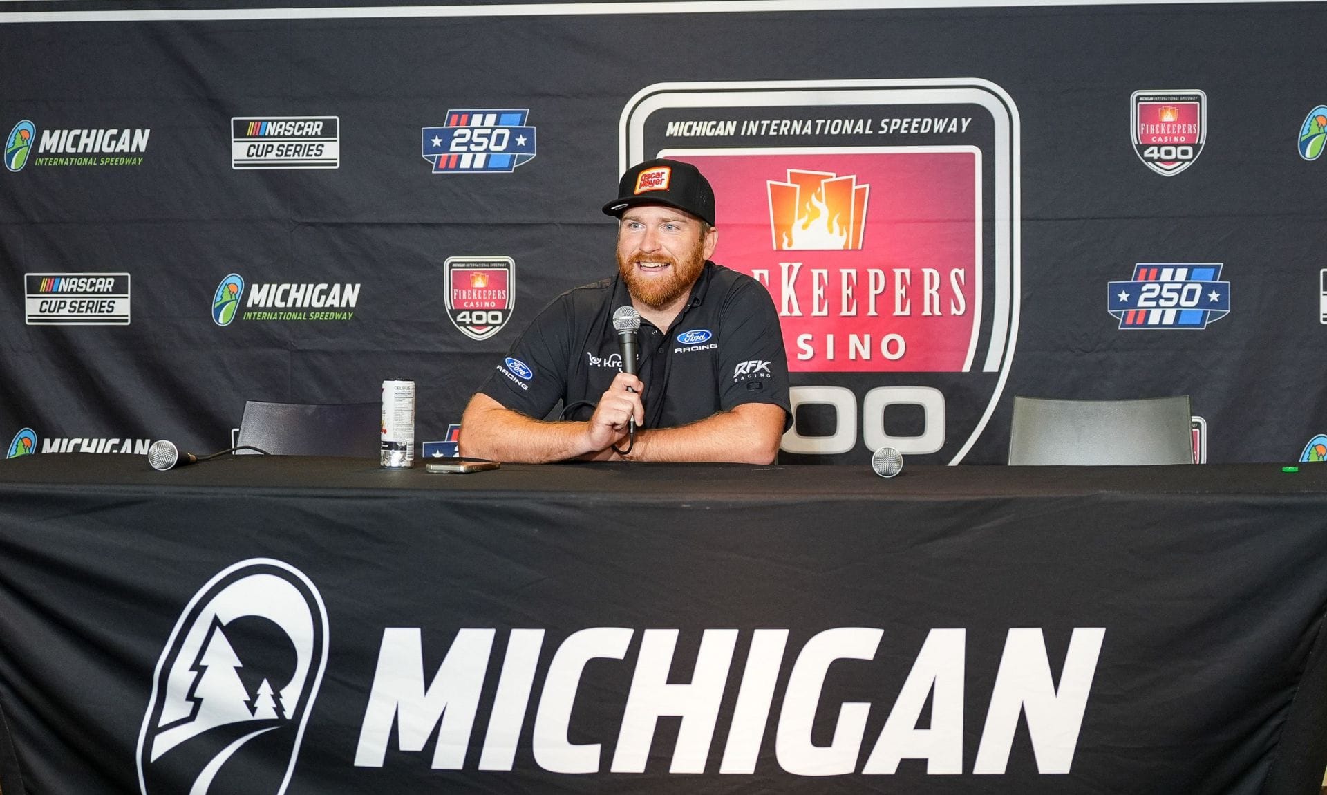  Chris Buescher at Michigan International Speedway on June 6, 2026. - Source: Imagn