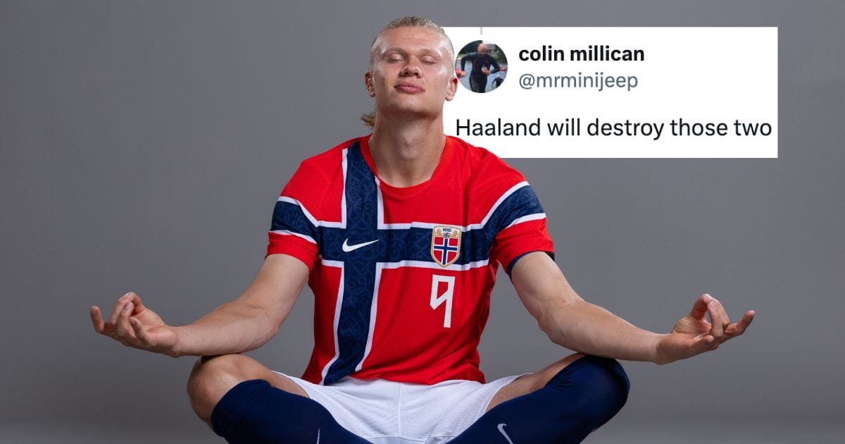 "He will be food", "Got a lot wrong here" - Fans believe Erling Haaland is going to 'destroy' England star at the FIFA World Cup 