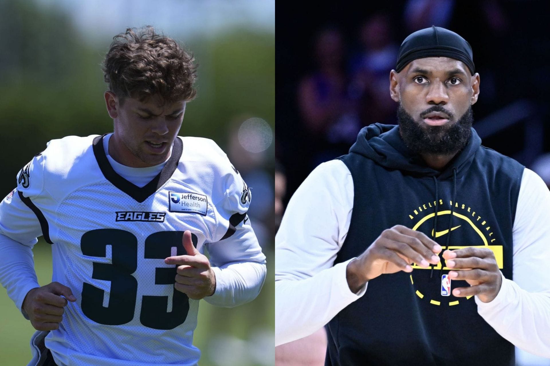 Eagles star Cooper DeJean drops 2-word reaction to LeBron James signing with Philadelphia 76ers