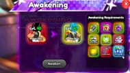 Requisitos de despertar para Gometa (imagem via Roblox)