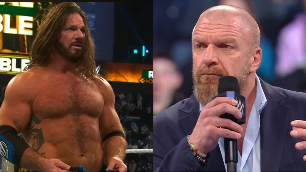 AJ Styles made Triple H feel awful due to major WWE booking decision