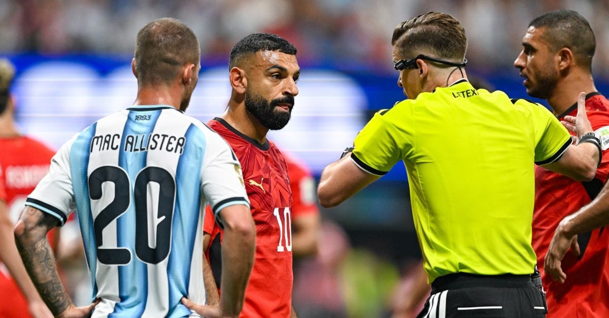 "It's just so bad at this point in football" - Mo Salah on refereeing in Egypt's FIFA World Cup loss to Lionel Messi's Argentina