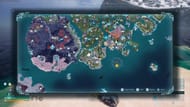 The red dot indicates the base's location in Palworld (Image via PocketPair, Inc. || YouTube/@ZexterZex)
