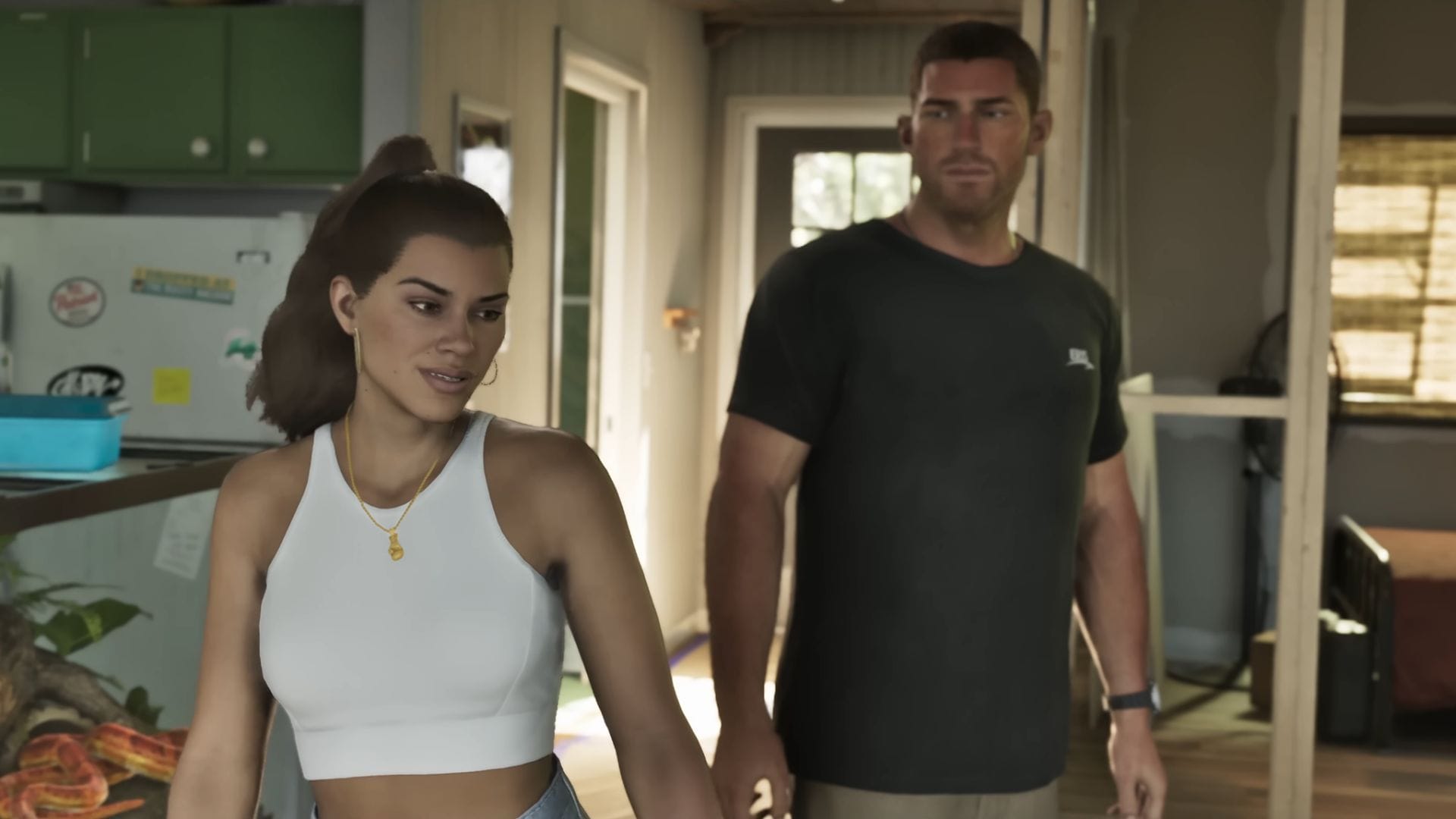 O acordo pede que o cônjuge ou parceiro não perturbe durante o jogo (Imagem via YouTube/@RockstarGames)