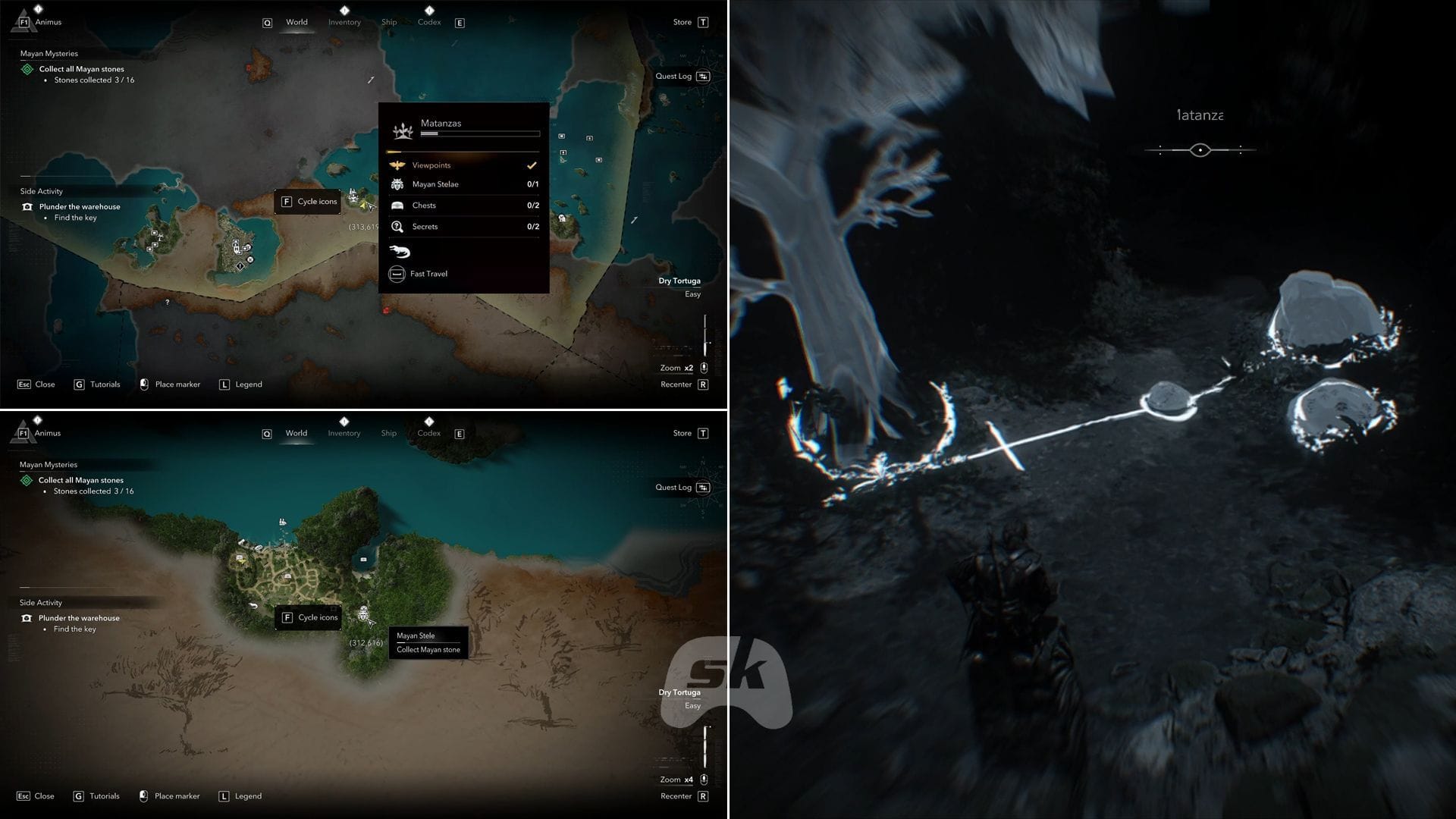 Matanzas Mayan stelae solution (Image via Sportskeeda Gaming || Ubisoft)