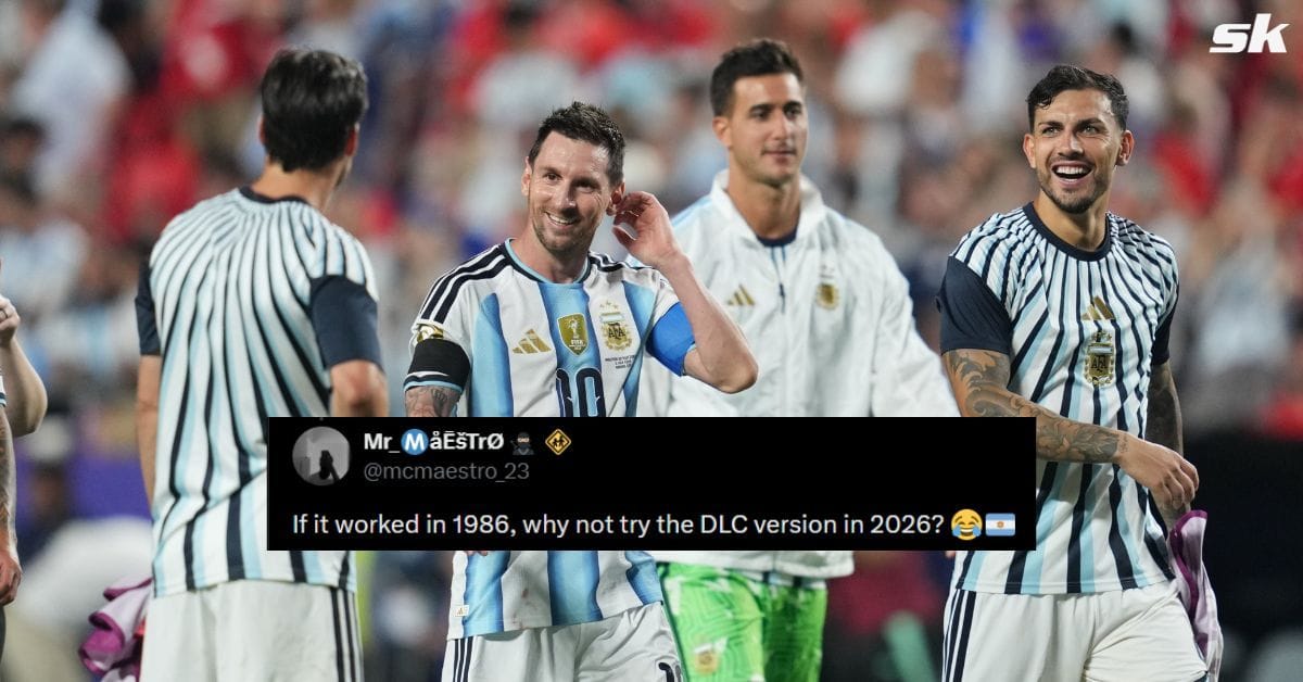 "They wanna replicate their legendary robbery" - Fans react as Argentina make jersey request ahead of FIFA World Cup SF against England