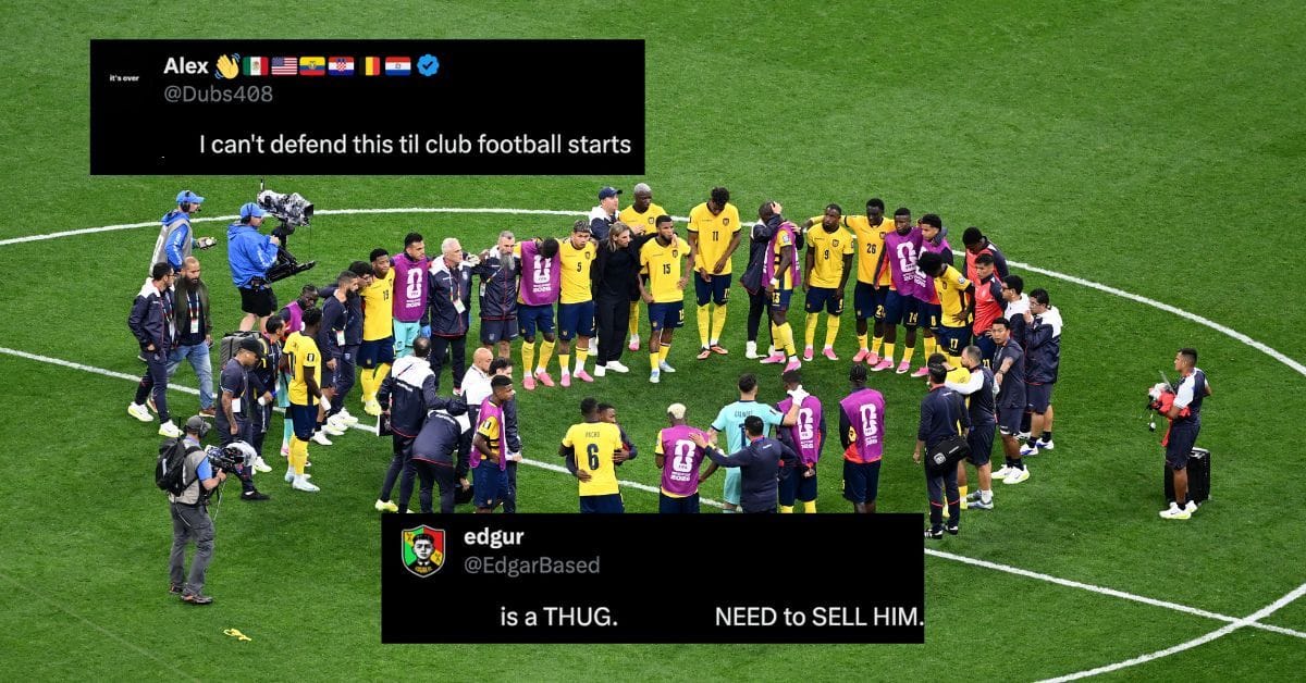 “I can’t defend this” - Ecuador superstar slammed by his own club’s fans after FIFA World Cup exit to Mexico