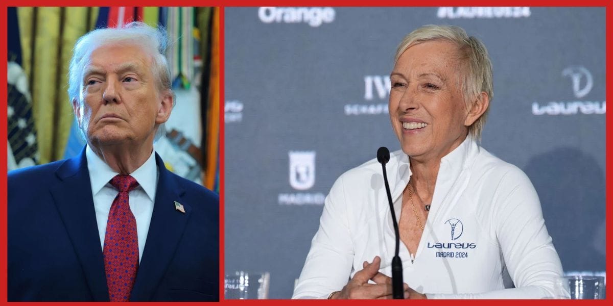 Martina Navratilova can't stop laughing as President Donald Trump gets mocked by Belgium after USA's World Cup crash out