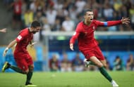 Cristiano Ronaldo (à direita) na Copa do Mundo FIFA 2018 - Fonte: Getty