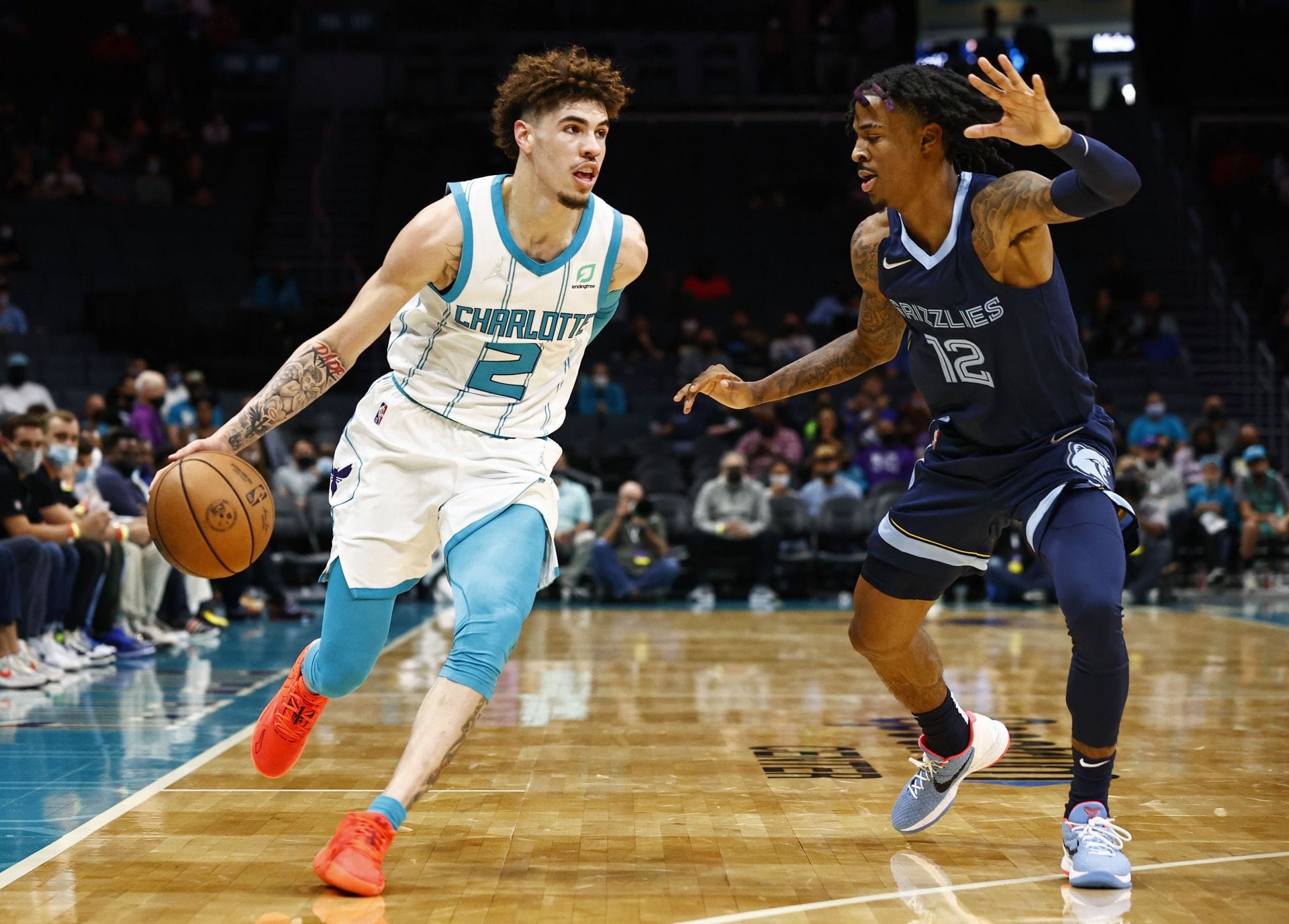 Memphis Grizzlies x Charlotte Hornets - Fonte: Getty