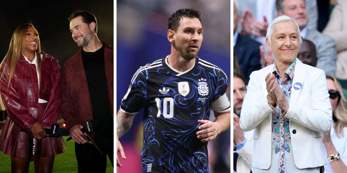 Serena Williams' husband Alexis Ohanian & Martina Navratilova react to England's World Cup woes vs Messi-led Argentina