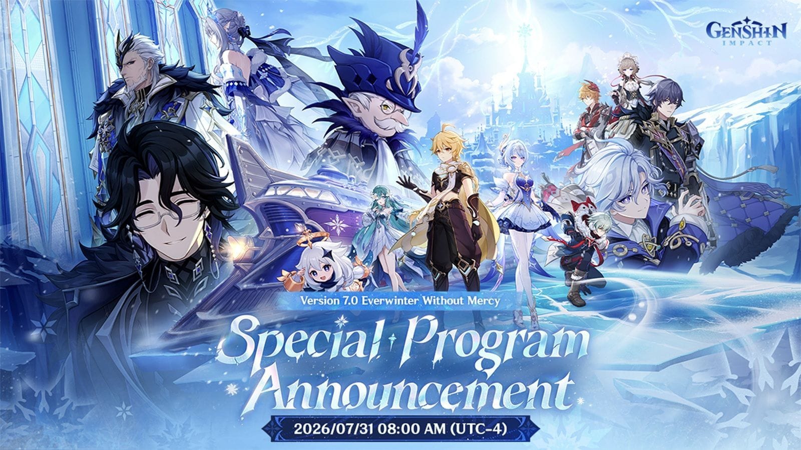 Genshin Impact 7.0 livestream date and time announced