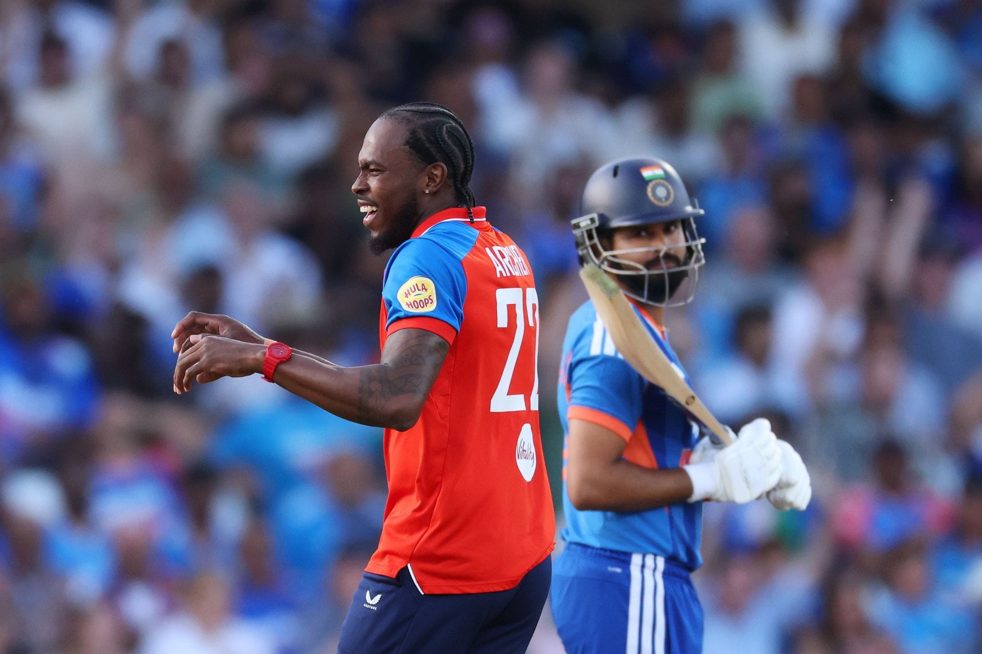 Shreyas Iyer perishes for 5 to a loose delivery in massive 202-run chase in ENG vs IND 2026 3rd T20I