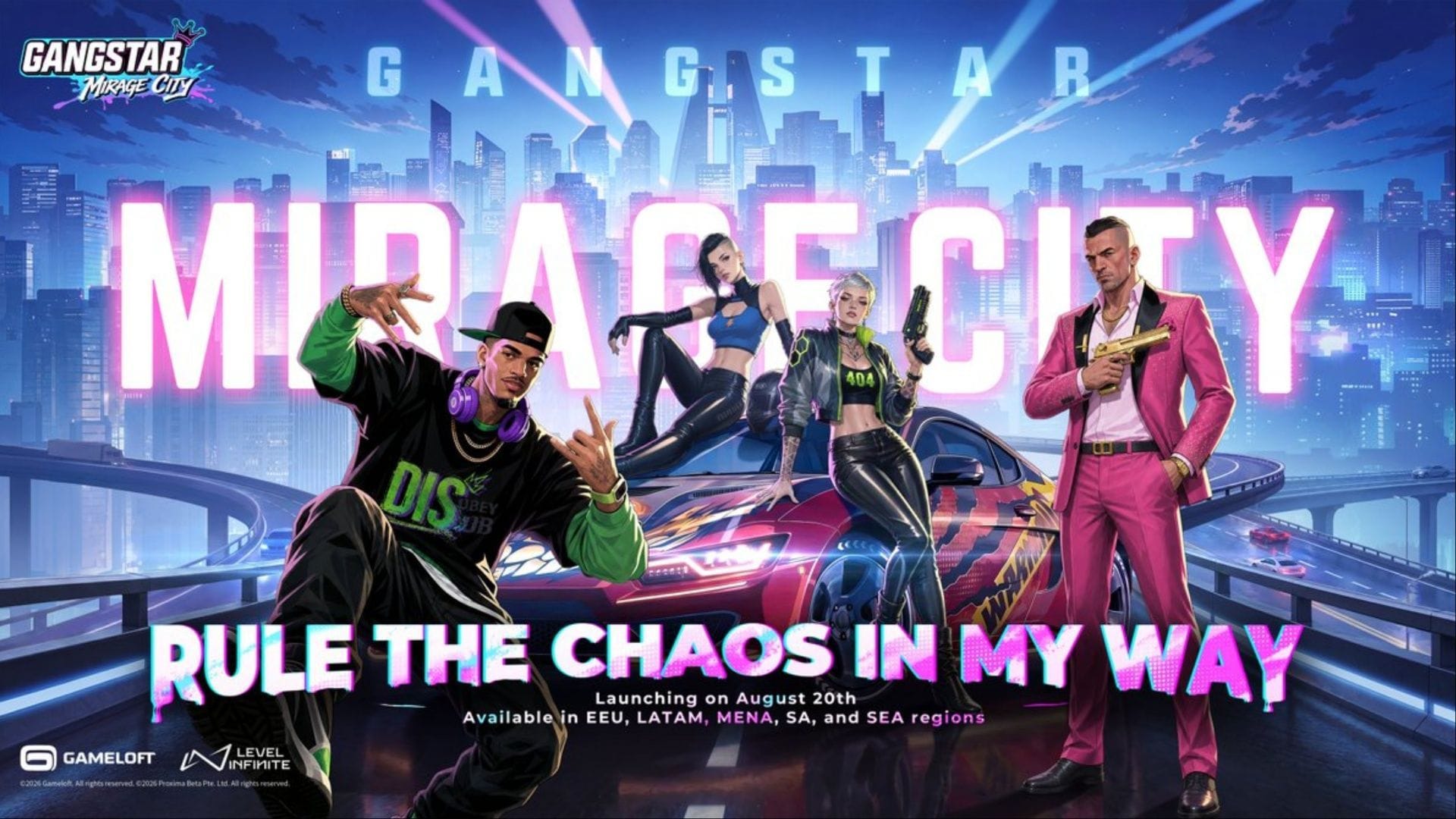 How to pre-register for Gangstar Mirage City: Pre-registration rewards explored