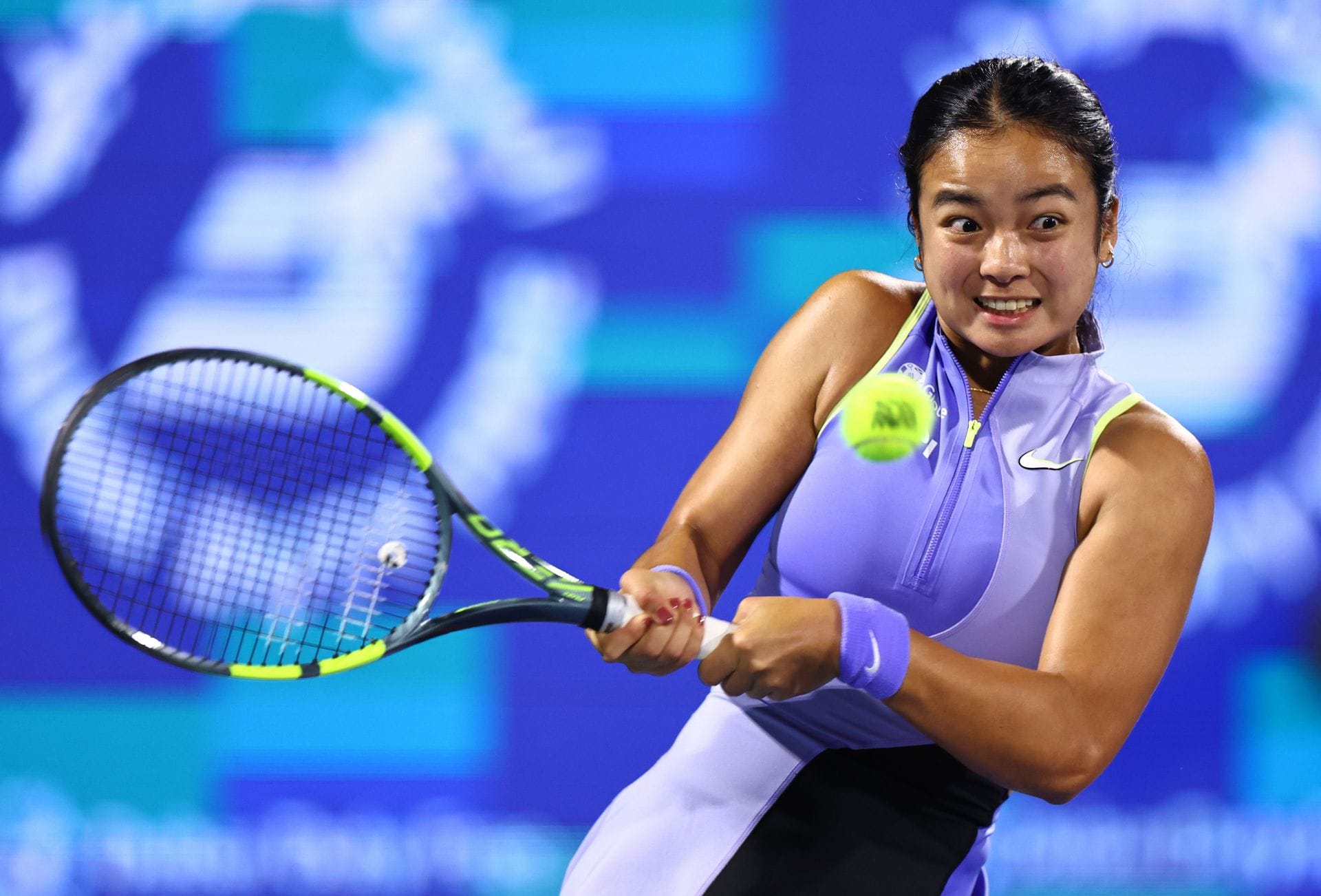 Eala at the Dubai Duty Free Tennis Championships (Image  Source: Getty)