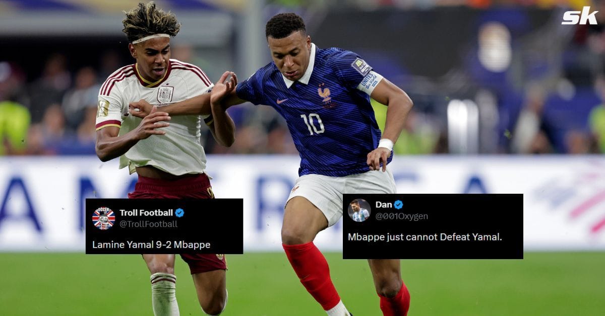 "Lamine Yamal 9-2 Mbappe", "This isn’t even a rivalry anymore" - Netizens react as Spain knock France out of FIFA World Cup
