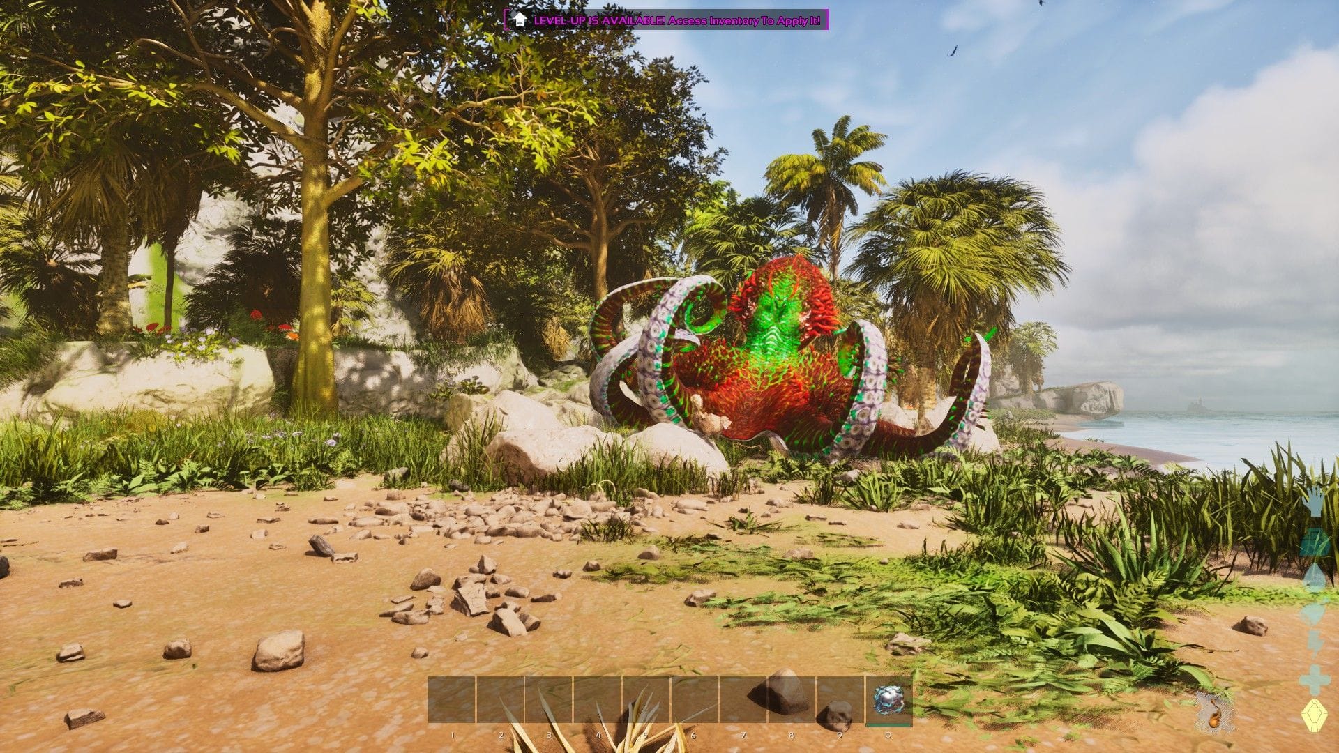 Palaeoctopus selvagem em ARK Survival Ascended (imagem via Studio Wildcard) 