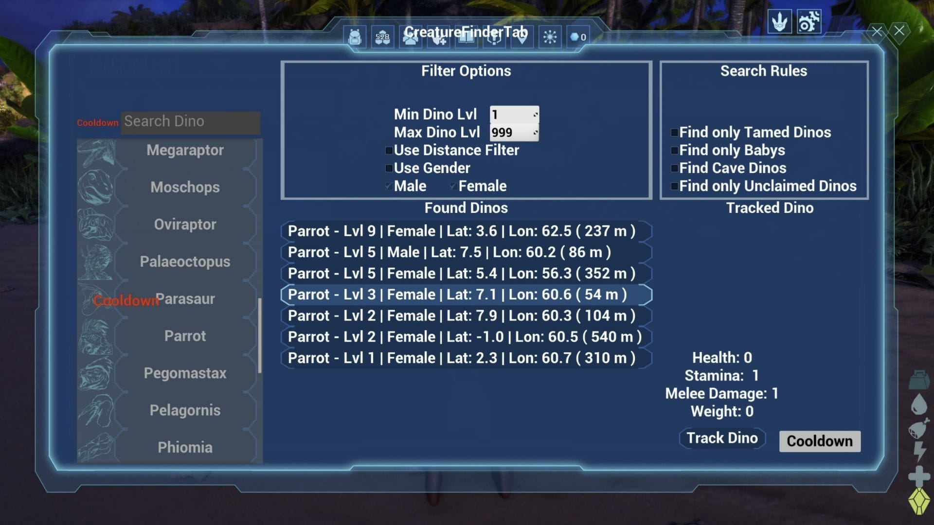 SCF tem muitas opções úteis para tornar muito mais fácil encontrar exatamente o que você procura (Imagem via Studio Wildcard)