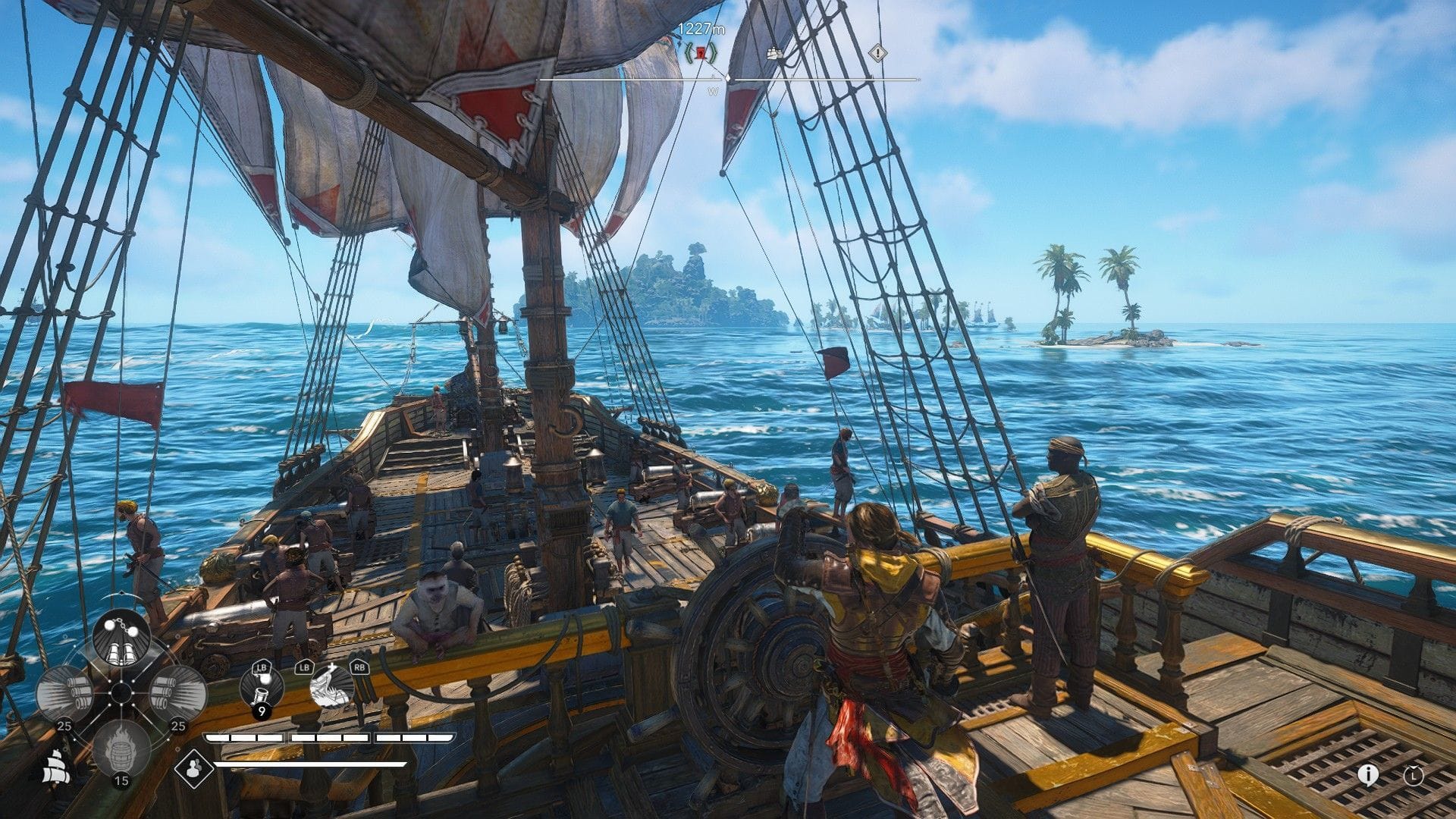 Prioritize hull upgrades in Assassin's Creed Black Flag Resynced (Image via Ubisoft)