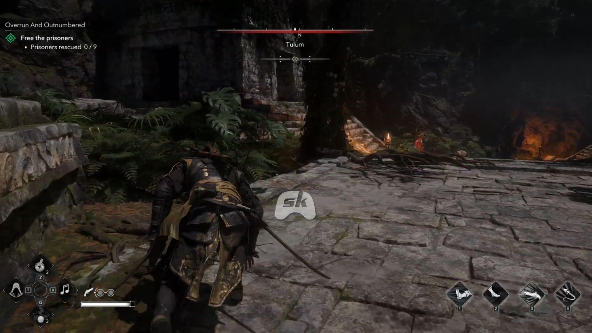 Head inside the temple (Image via Sportskeeda Gaming || Ubisoft)