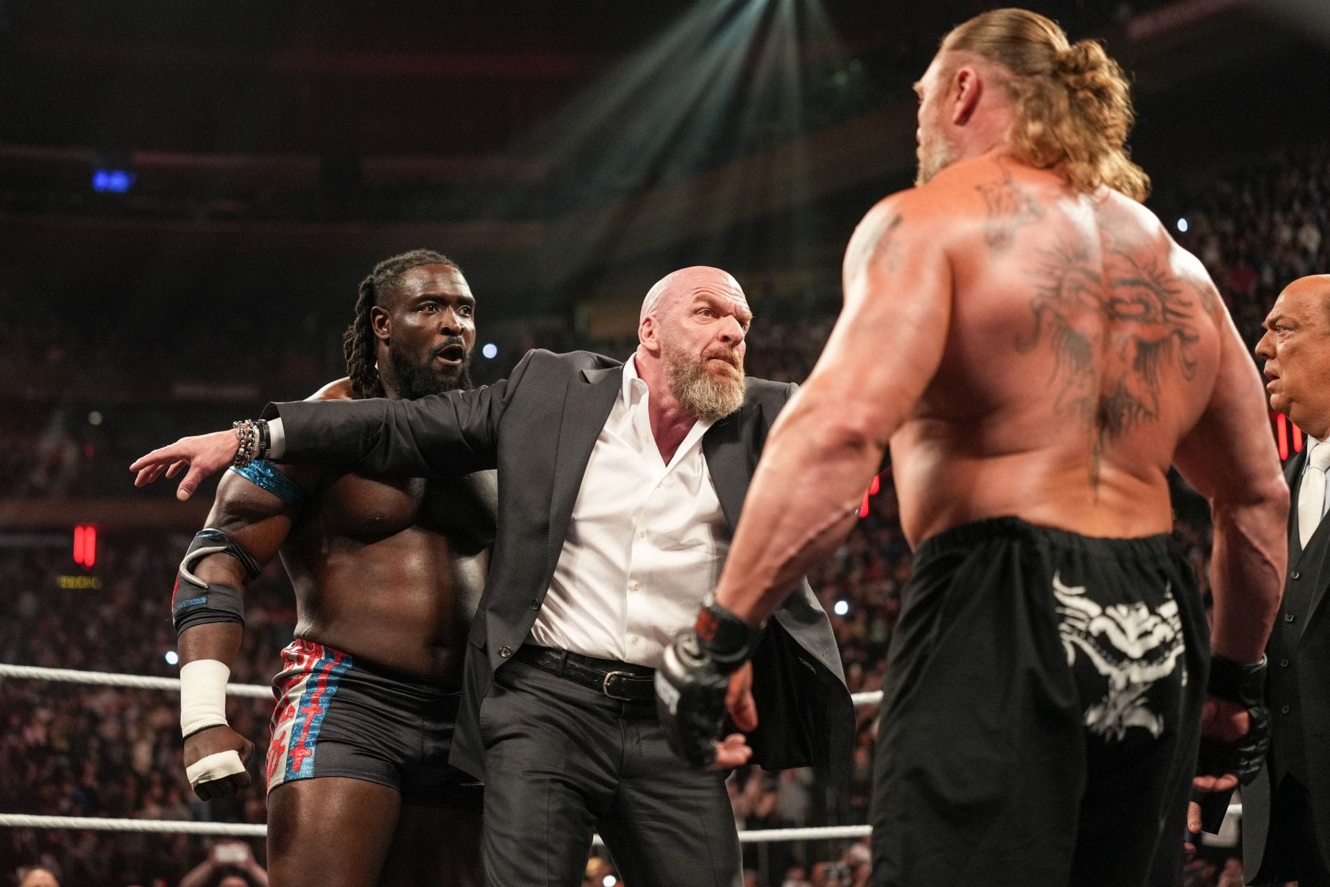 "He'd probably suplex me for saying this" - Triple H reveals backstage detail about Brock Lesnar