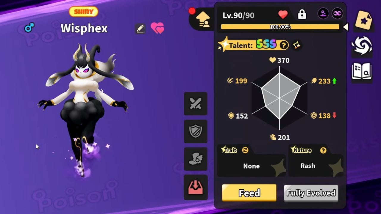 Um Wisphex Brilhante (Imagem via Roblox)