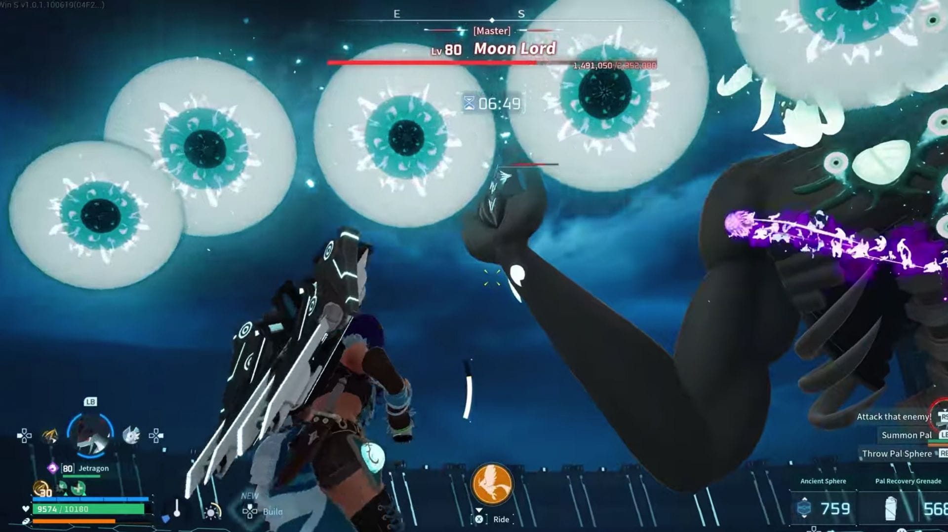 How to fight Moon Lord in Palworld