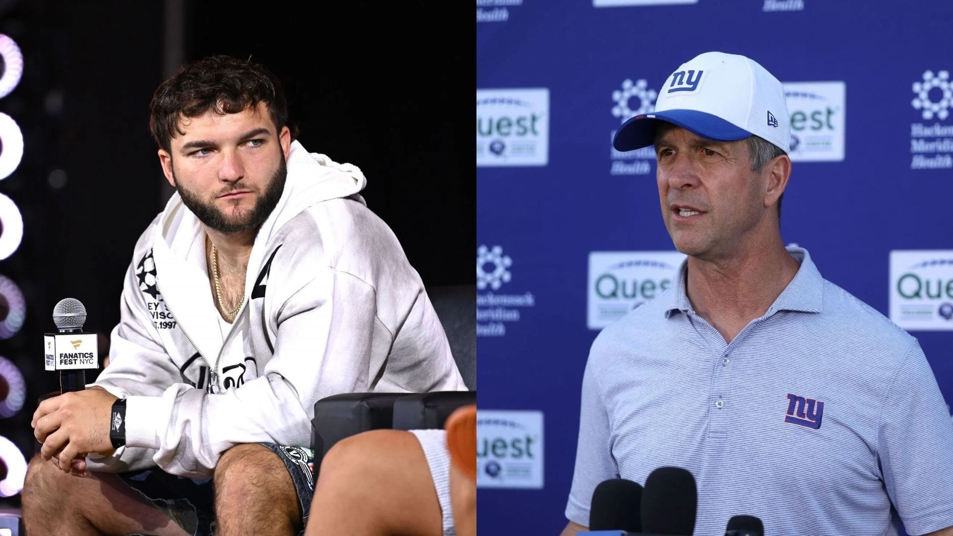 “At least stick it”: Giants HC John Harbaugh reveals “first reaction” to Cam Skattebo’s risky backflip at Fanatics Fest