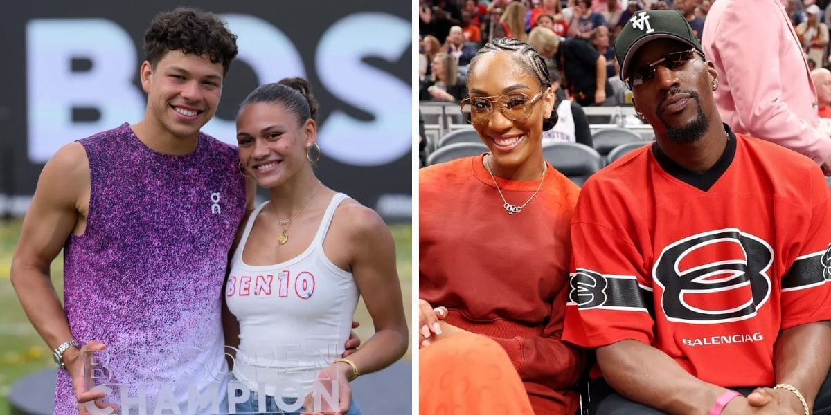 "A'ja Wilson & Bam Adebayo would like a word" - Fans react to Ben Shelton & Trinity Rodman's 'most athletic couple' in USA label