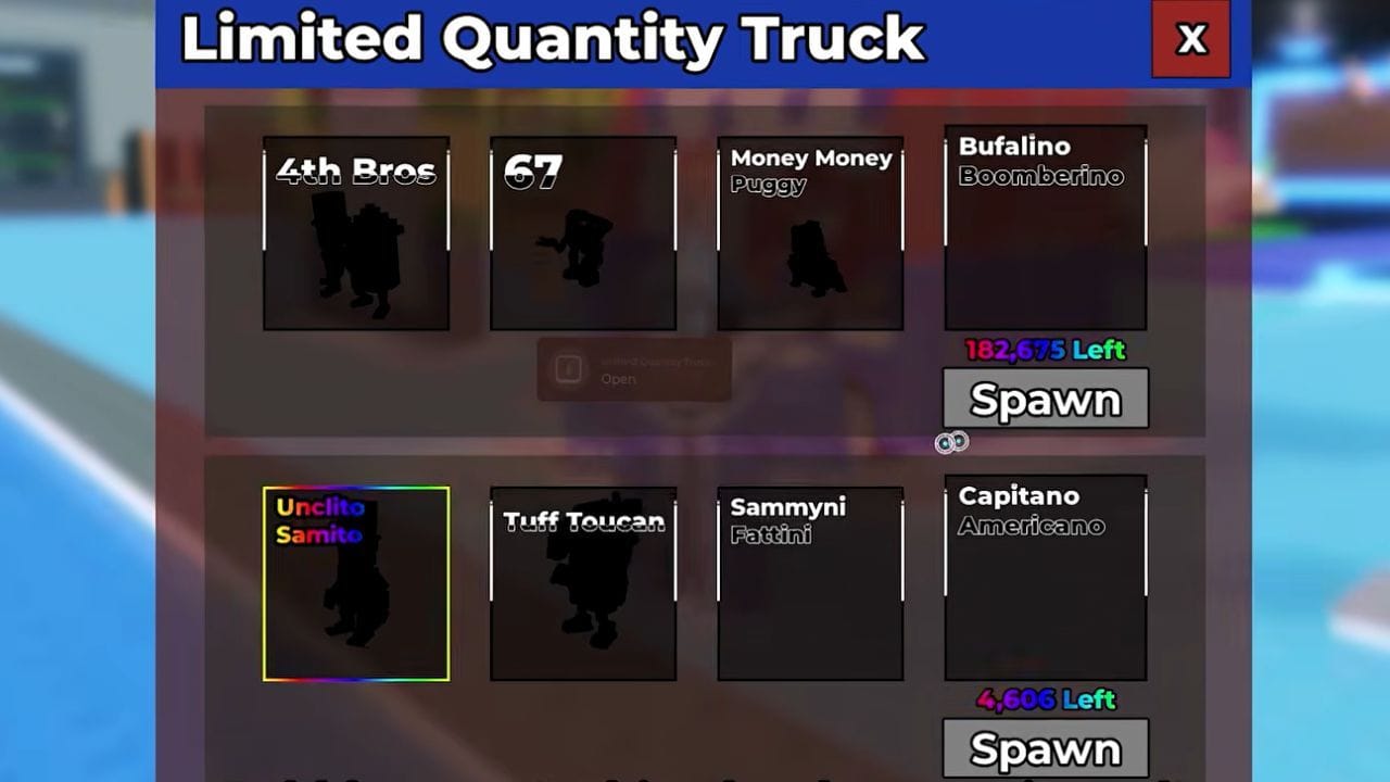 Requisitos de elaboração para Capitão Americano (Imagem via Roblox)