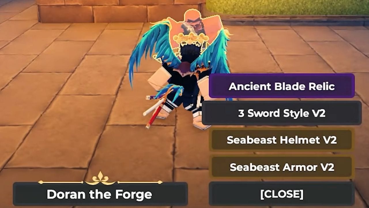 Doran, a Forja (imagem via Roblox)
