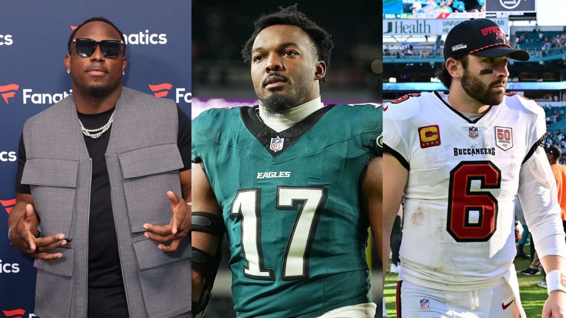 "It's people like Emmanuel Acho & Colin Cowherd's fault": LeSean McCoy blasts co-host for enabling Baker Mayfield to trash talk Quinyon Mitchell