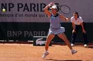 Janice Tjen da Indonésia durante o Aberto da França de 2026 em Roland Garros em Paris, França. (Foto de Getty Images)