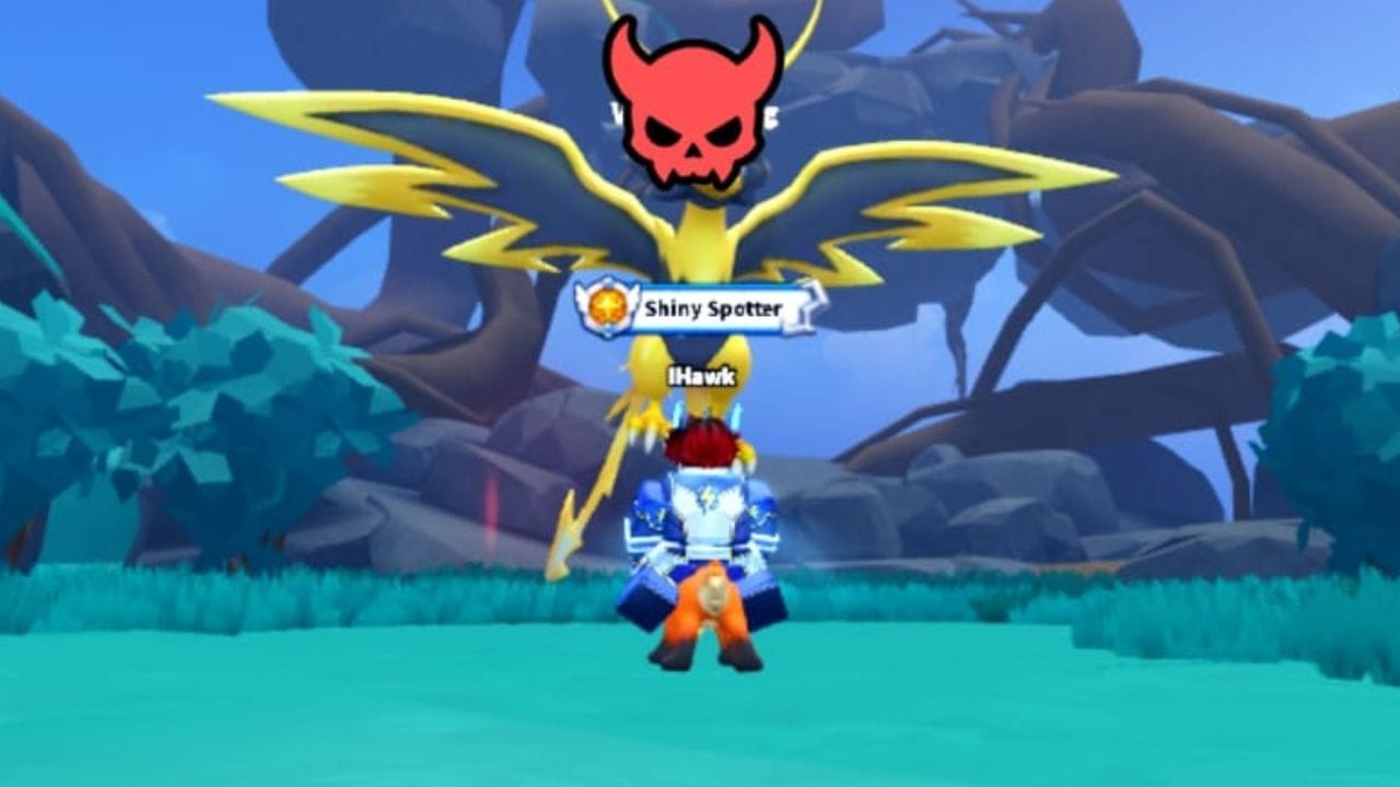 Defeat monsters and catch them (Image via Roblox)