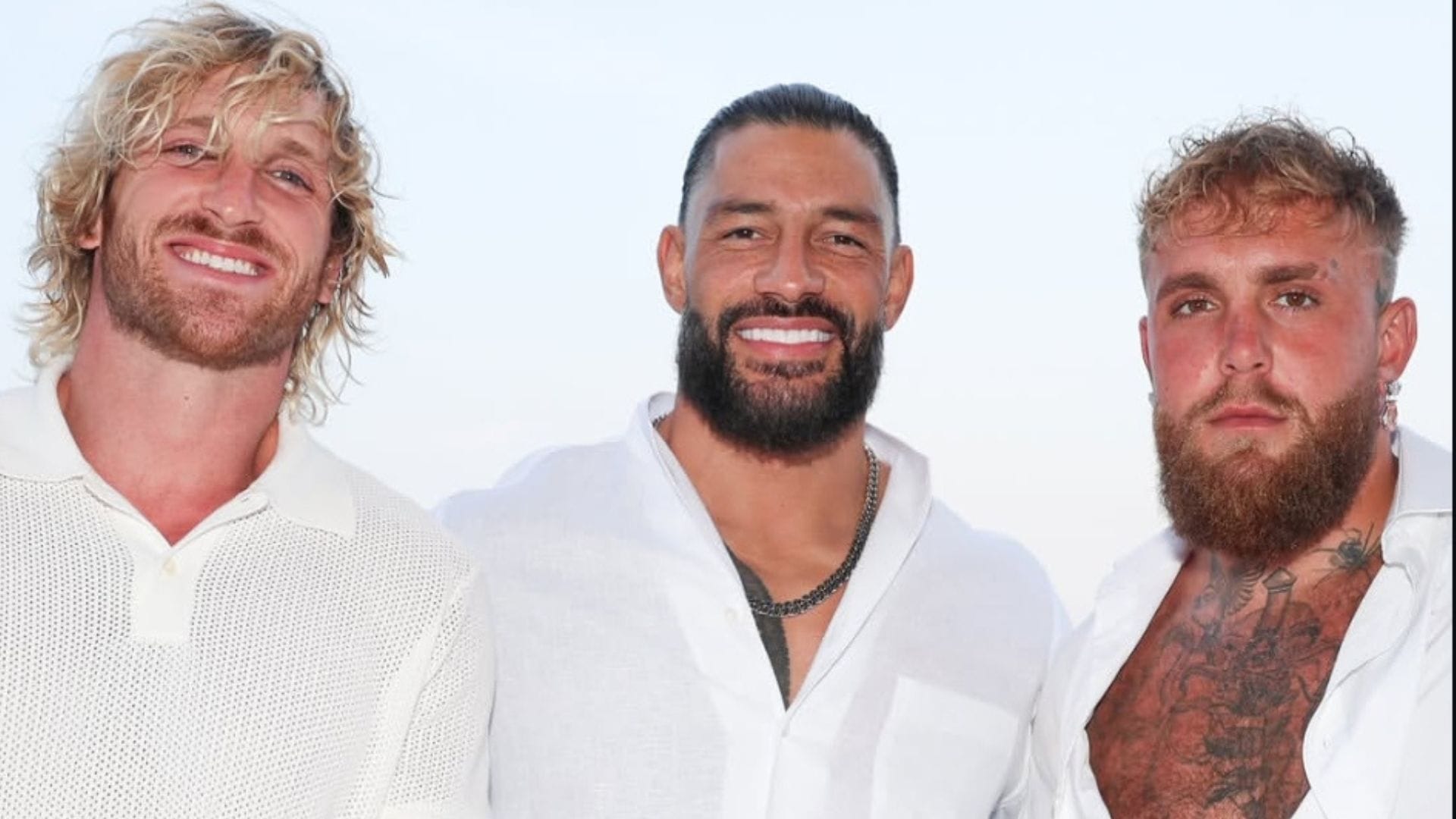 Roman Reigns & Logan Paul At The White Party: Jake Paul Issues Public Statement