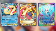 Todas as variantes ex de Milotic vistas no jogo (imagem via The Pokémon Company)