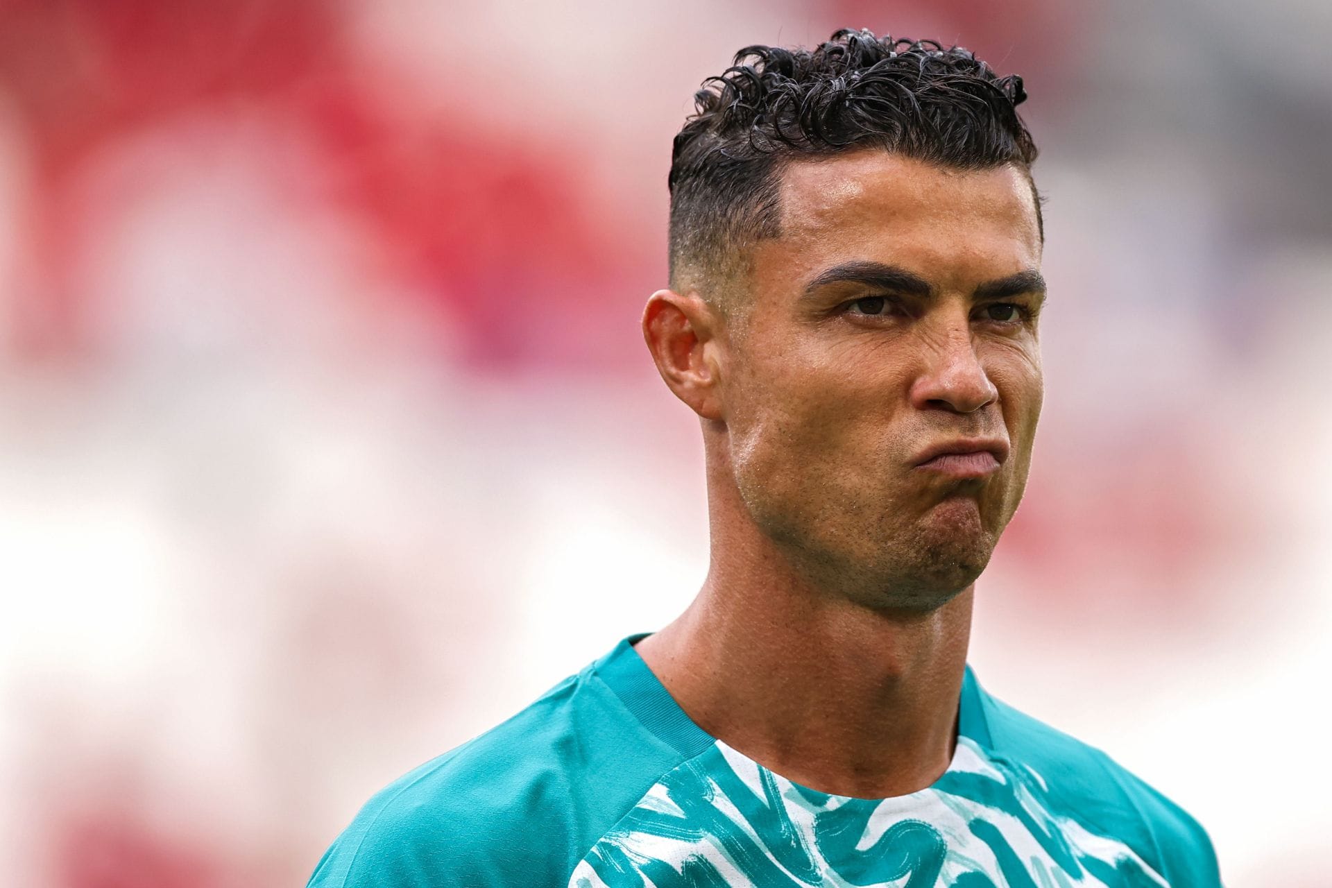 Did Cristiano Ronaldo say Bismillah before scoring penalty for Portugal against Croatia in FIFA World Cup?
