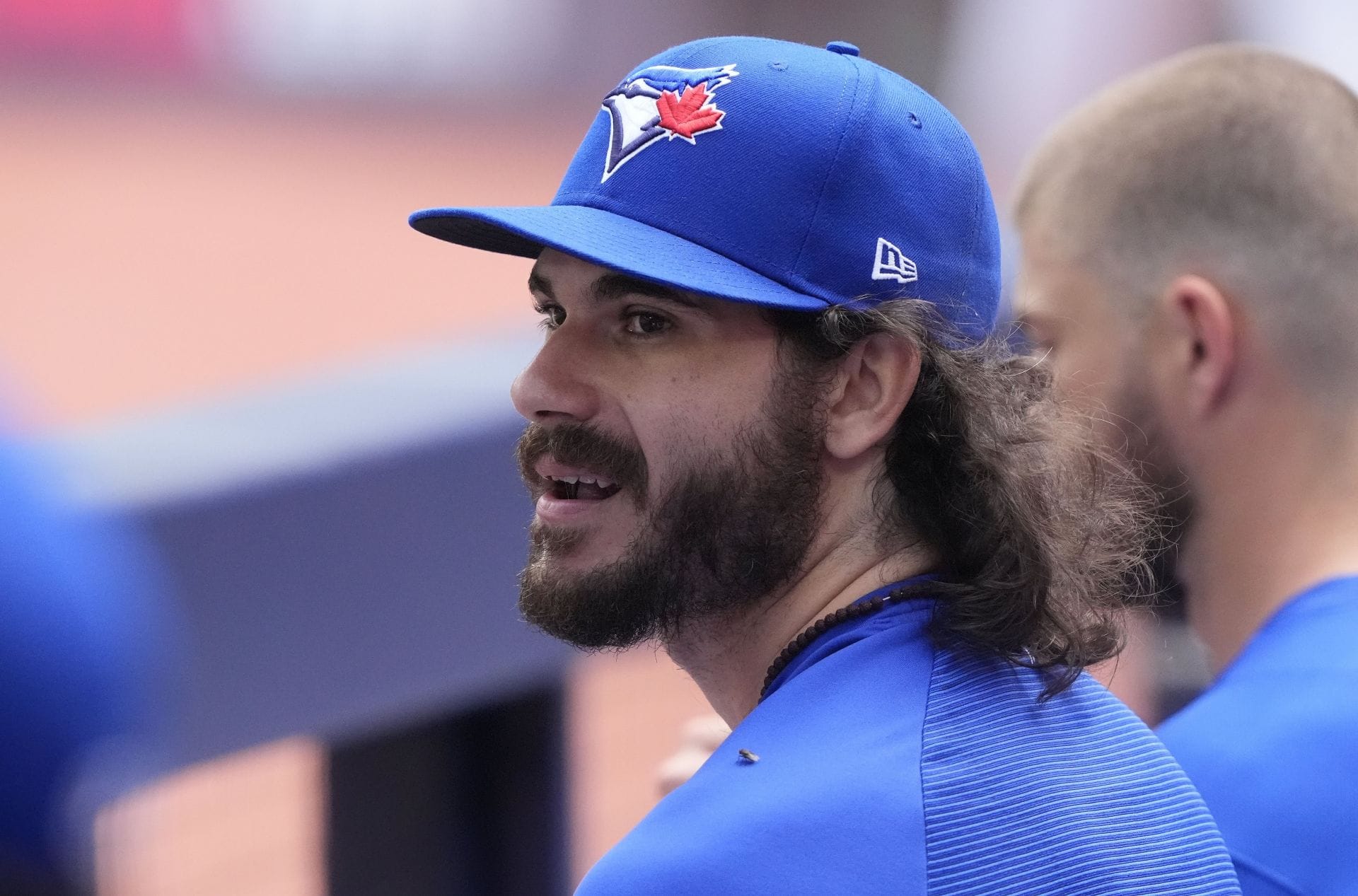 "Stunning";"So pretty" - Blue Jays wives gush over Dylan Cease's girlfriend Christen's chic look in asymmetric midi dress