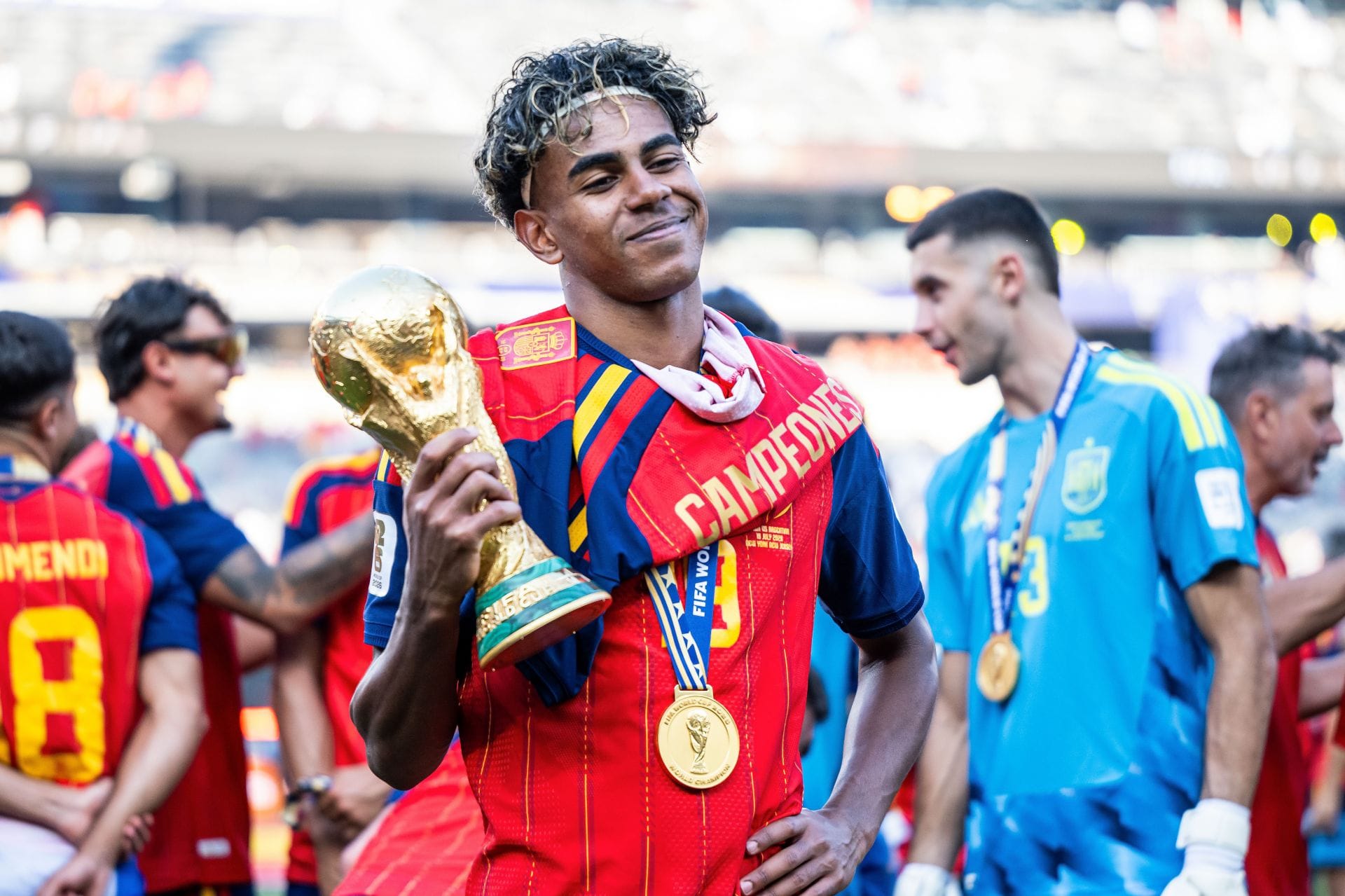 Lamine Yamal makes claim immediately after winning his first FIFA World Cup as Spain defeat Argentina in final