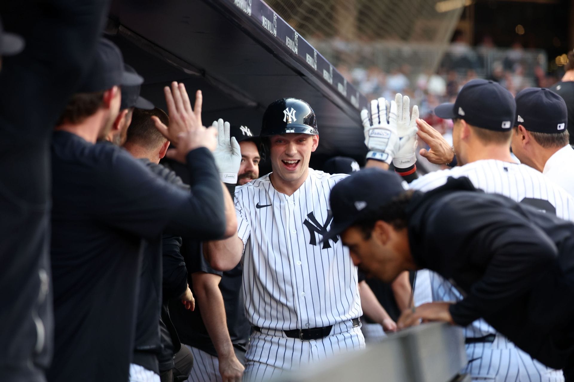 MLB: Ben Rice em ação pelo New York Yankees - Fonte: Getty