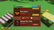 A Fire Fern pode ser comprada na Seed Shop (Imagem via Roblox)