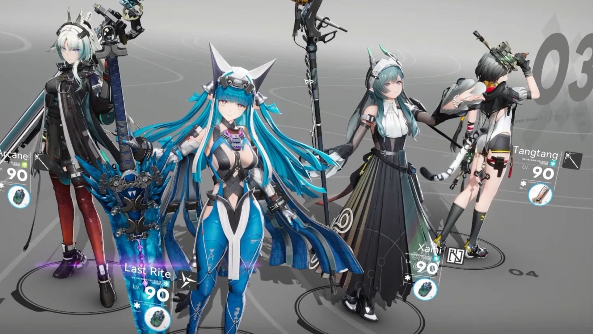 Arcane's best team as support in Arknights: Endfield (Image via Gryphline) 
