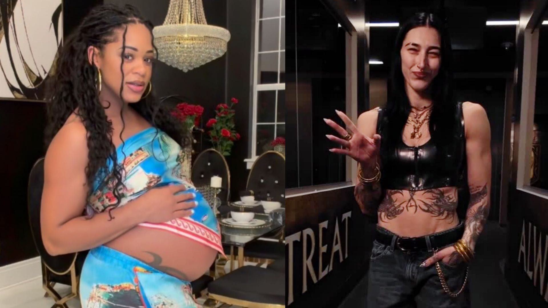 "He's growing so fast!!" - Rhea Ripley reacts to Bianca Belair’s pregnancy update