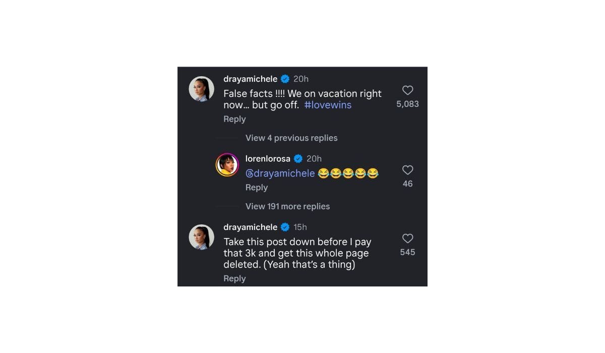 Draya Michele reage aos falsos relatos sobre Jalen Green e ela (Fonte: IG)