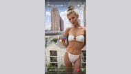 A irmã de Kyler Fedko, Kaley, postou uma foto sua na história do IG vestindo um biquíni branco